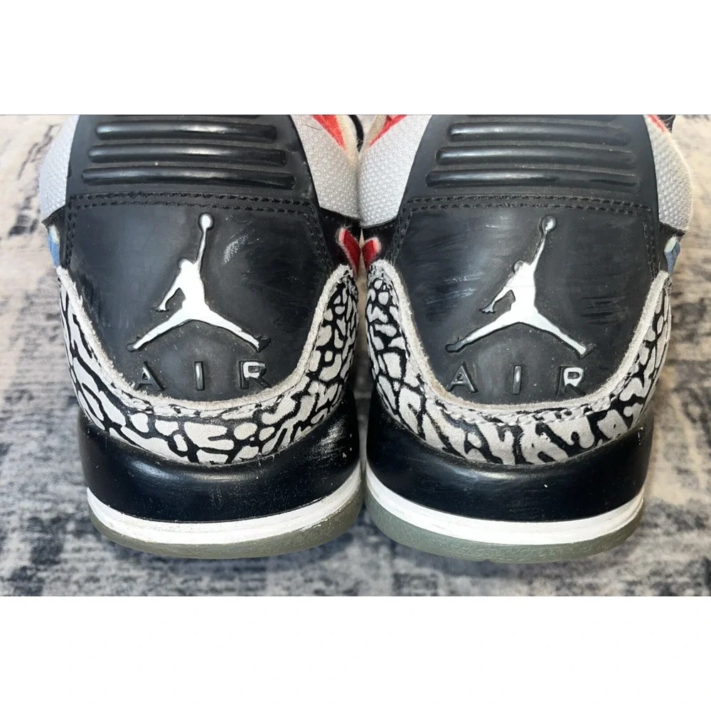 Nike Air Jordan Legacy 312 Low GS Y7 Chicago Flag Black‎ Blue Cement CD9054-004